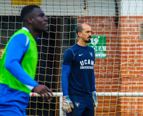 Ackermann, jugadores del UCAM Murcia CF