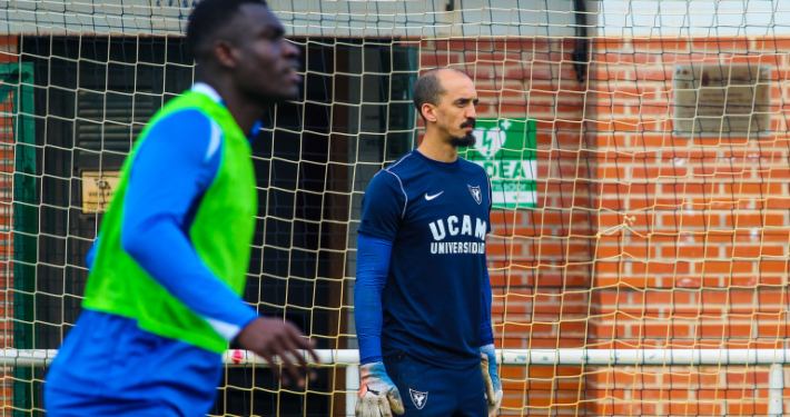 Ackermann, jugadores del UCAM Murcia CF