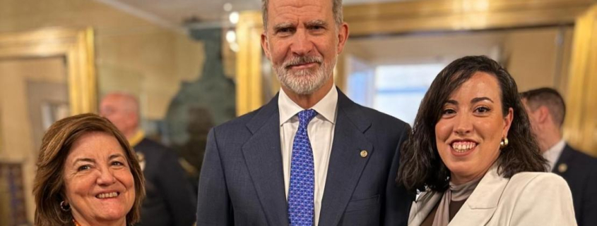 El Presidente del Rey de España y María Mendoza