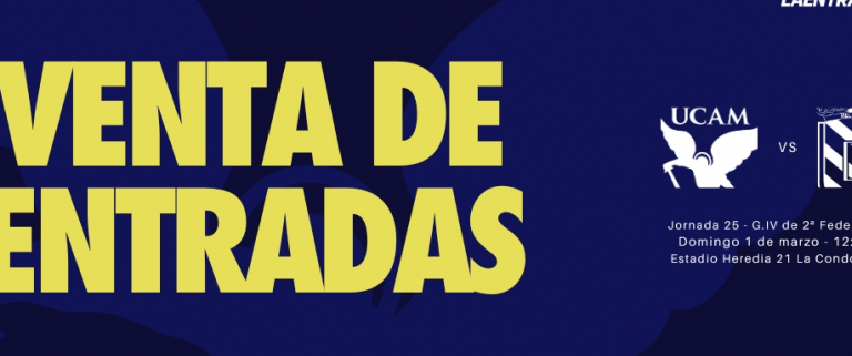 UCAM Murcia CF - UD Melilla: información sobre la venta de entradas