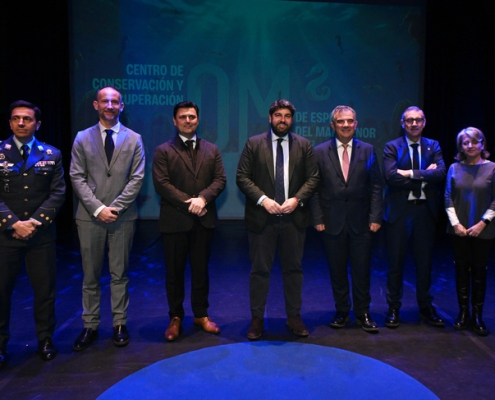 López Miras preside la presentación del proyecto Centro de Conservación y Recuperación de Especies del Mar Menor