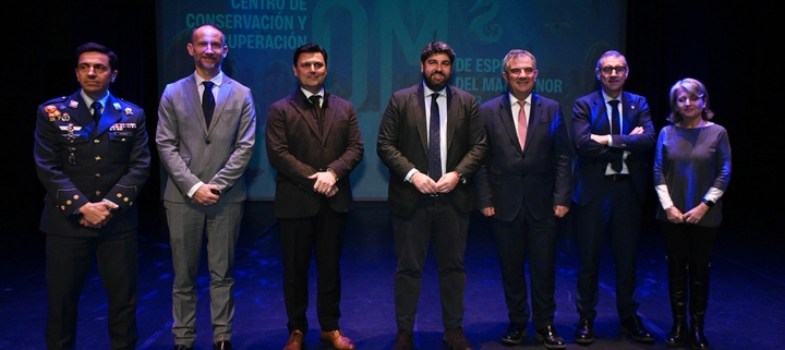 López Miras preside la presentación del proyecto Centro de Conservación y Recuperación de Especies del Mar Menor