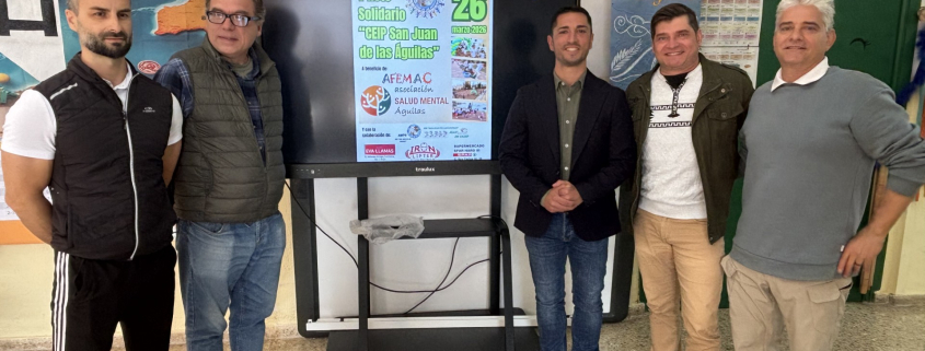 El CEIP San Juan de las Águilas celebra este jueves su V Reto Solidario a beneficio de AFEMAC