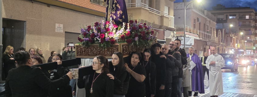 El Cristo cautivo pasea por las calles de Águilas
