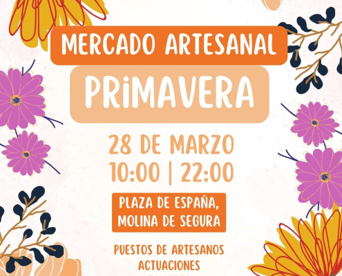 Artesanía Molina Mercado Artesanal en marzo, abril y mayo 2026 CARTEL