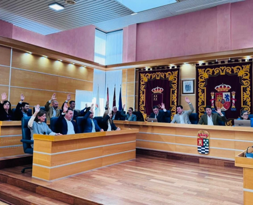Hacienda Molina Deuda cero Foto votación en Pleno extraordinario