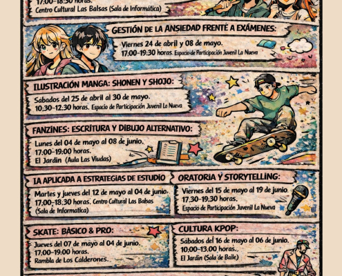 Juventud Molina Programación cursos Primavera 2026 CARTEL