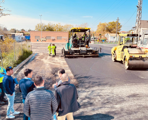 Movilidad Molina Aparcamiento disuasorio en Barrio de Santa Rita Visita alcalde a obras Foto1
