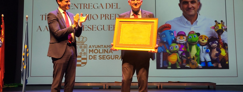 Título Hijo Predilecto Molina Acto de entrega a Andrés Meseguer Lozano Foto1