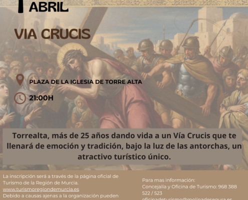 Turismo Visita guiada gratuita 'VÍA CRUCIS VIVIENTE DE TORREALTA' Día 1 CARTEL