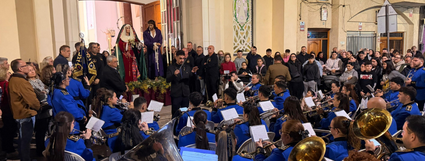 El traslado de Soledad y el Nazareno se enriquece con el estreno de una nueva marcha procesional