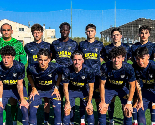El UCAM Murcia CF Internacional busca consolidar su liderato ante el Polideportivo Atlético Sangonera