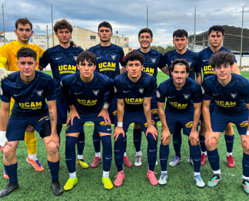 Último once inicial de nuestro UCAM Internacional CF