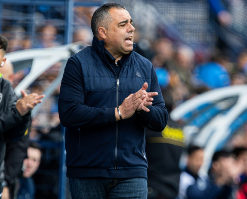 Germán Crespo durante un partido en La Condomina