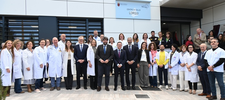 López Miras inaugura el nuevo centro de salud en Lorquí