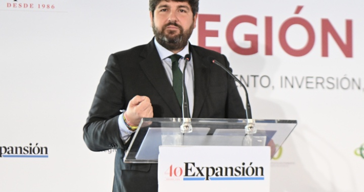 López Miras inaugura el “Foro de la Región de Murcia: crecimiento, inversión, innovación”, organizado por el diario Expansión