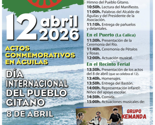 El próximo domingo se llevarán a cabo actos conmemorativos del Día del Pueblo Gitano.