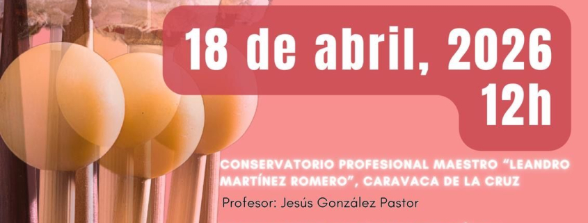 Conservatorio Música Molina III Encuentro de Percusión Día 18 CARTEL