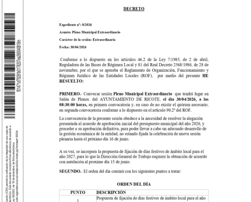 Decreto de convocatoria del pleno extraordinario para el día 30 de abril de 2026_página-0001