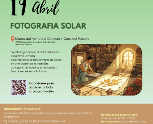 Museo Horno del Concejo Molina Actividad 'Fotografía solar' Día 19 CARTEL