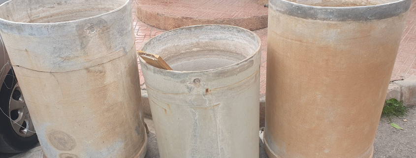 La Concejalía de Aseo denuncia el abandono de depósitos de amianto en la calle