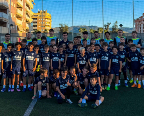 Foto de familia para cerrar esta visita a Pontones con nuestra carrera