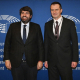 Fernando López Miras se reúne en Bruselas con el jefe de la misión de Ucrania ante la Unión Europea, Vsevolod Chentsov