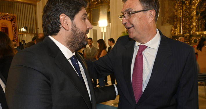 Presidente López Miras y José Ballesta