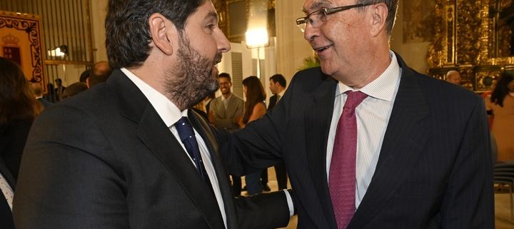 Presidente López Miras y José Ballesta