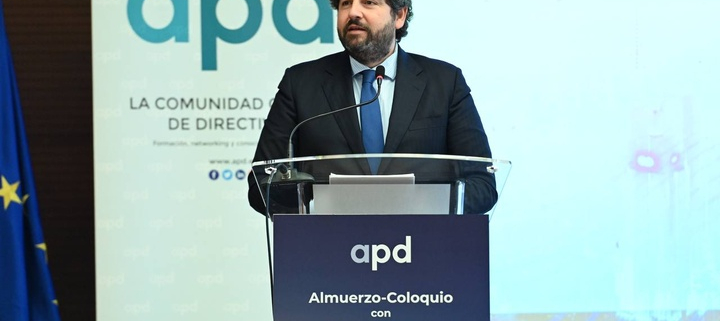 López Miras participa en la jornada organizada por la Asociación para el Progreso de la Gestión