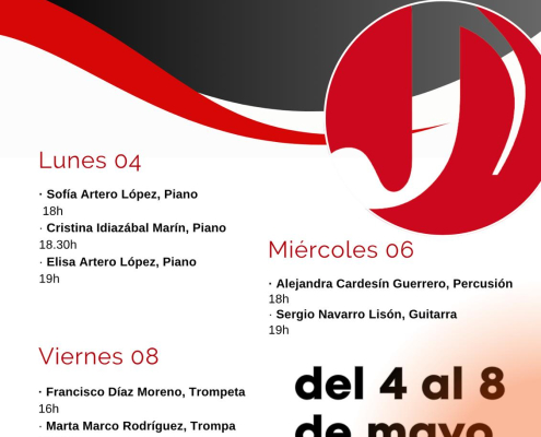 CARTEL RECITALES 6º