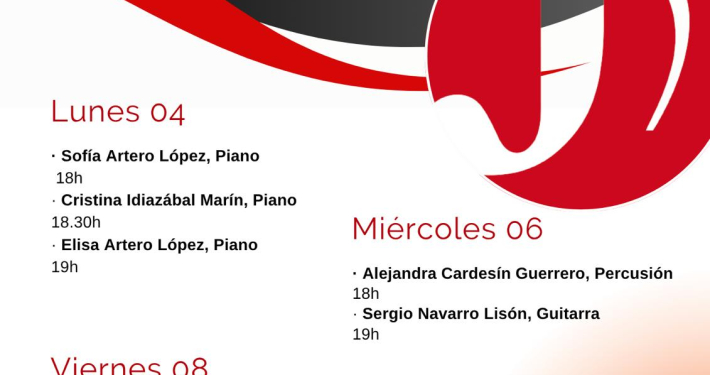 CARTEL RECITALES 6º
