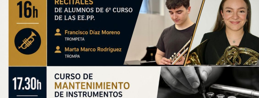 Conservatorio Música Molina Jornada dedicada el Viento Metal Día 8 CARTEL