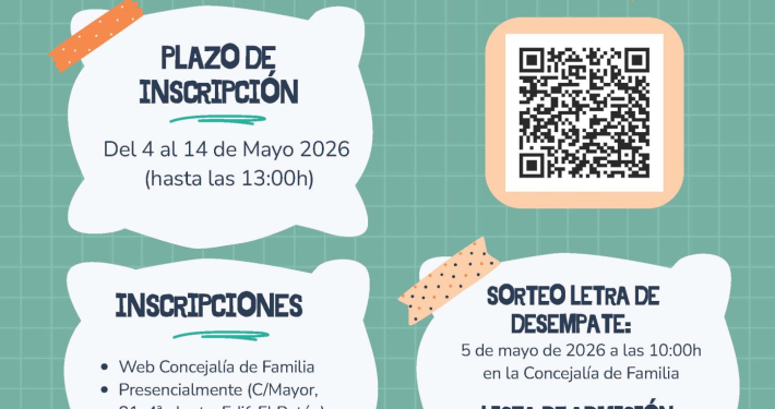 Familia Molina Servicio 'Corresponsables 90 minutos' junio 2026 Plazo inscripción CARTEL