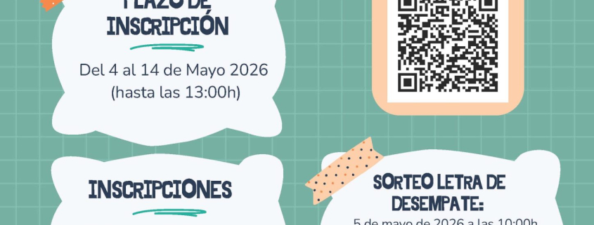 Familia Molina Servicio 'Corresponsables 90 minutos' junio 2026 Plazo inscripción CARTEL