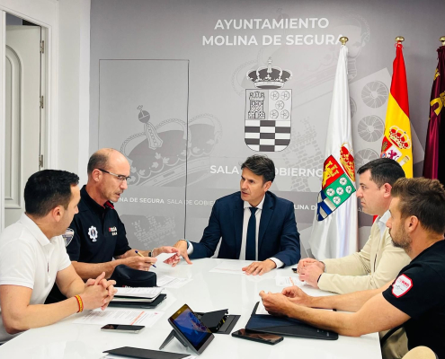 Protección Civil Molina Aviso NARANJA por lluvias y tormentas Reunión de coordinación Foto