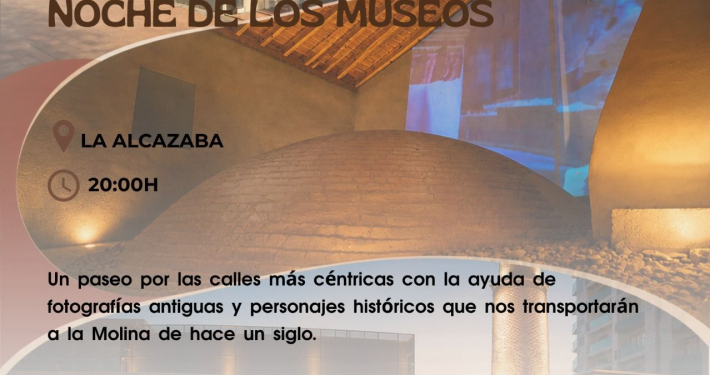 Turismo Molina Visita guiada gratuita 'DÍA DE LOS MUSEOS' Día 16 CARTEL
