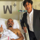 Ackermann y el Dr. Paco Martínez tras la operación realizada en Mesa del Castillo
