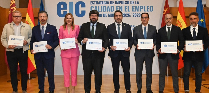 Presentación de la nueva Estrategia de Empleo 2026-2029 de la Región de Murcia